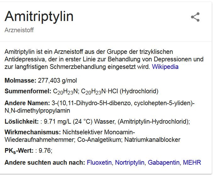 Wiki: Amitriptylin Arznei-Wirkstoff im Überblick Wiki: Amitriptylin Arznei-Wirkstoff im Überblick