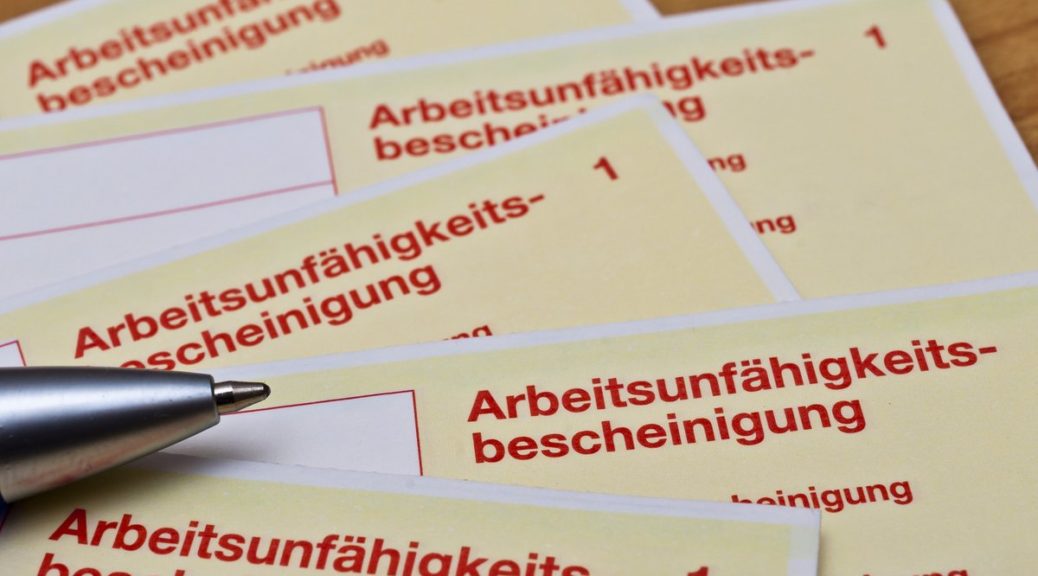 Angst vor der Arbeit mündet häufig früher oder später in eine Arbeitsunfähigkeitsbescheinigung / Krankmeldung (© Stockfotos-MG / stock.adobe.com)