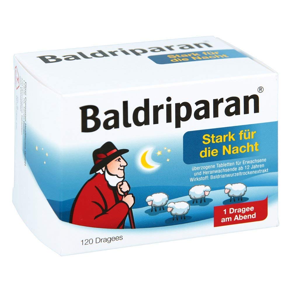 Baldriparan Stark für die Nacht - Tabletten mit Baldrianwurzeltrockenextrakt (Amazon)