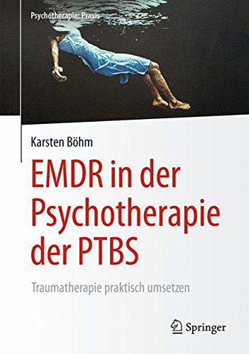 Buch: Eye Movement Desensitization and Reprocessing für Therapeuten erklärt: "EMDR in der Psychotherapie der PTBS: Traumatherapie praktisch umsetzen" von Carsten Böhm (Amazon) /// Beschreibung: "Dieses Buch zeigt, wie Psychotherapeuten und Psychiater EMDR in der Traumatherapie einsetzen können. Die Psychotherapie der Posttraumatischen Belastungsstörung (PTSD, PTBS) konfrontiert Patienten mit grausamen und oft schwer zu ertragenden Bildern und Erinnerungen, um ihnen die Verarbeitung dieser Erlebnisse zu ermöglichen. EMDR erfreut sich bei Patienten hoher Akzeptanz, denn sie werden „abgeholt“ – Forschung und Praxis zeigen, dass Therapieabbrecher selten sind. Die WHO hat EMDR längst anerkannt. Fachleute erfahren in diesem Buch, wie sie EMDR in ihre Therapie integrativ einbauen können und welche Besonderheiten zu berücksichtigen sind. Dabei liegt der Schwerpunkt auf der Anwendung – Fallbeispiele verdeutlichen die komplexe Methode, der Text ist leicht verständlich aufgebaut. Geschrieben für psychologische Psychotherapeuten (sowohl verhaltenstherapeutisch als auch tiefenpsychologisch orientiert), Traumatherapeuten, Ärzte, Psychotherapeuten in der Ausbildung oder interessierte Leser. Mit einem Geleitwort von Dr. Arne Hofmann." Buch: Eye Movement Desensitization and Reprocessing für Therapeuten erklärt: "EMDR in der Psychotherapie der PTBS: Traumatherapie praktisch umsetzen" von Carsten Böhm (Amazon) /// Beschreibung: "Dieses Buch zeigt, wie Psychotherapeuten und Psychiater EMDR in der Traumatherapie einsetzen können. Die Psychotherapie der Posttraumatischen Belastungsstörung (PTSD, PTBS) konfrontiert Patienten mit grausamen und oft schwer zu ertragenden Bildern und Erinnerungen, um ihnen die Verarbeitung dieser Erlebnisse zu ermöglichen. EMDR erfreut sich bei Patienten hoher Akzeptanz, denn sie werden „abgeholt“ – Forschung und Praxis zeigen, dass Therapieabbrecher selten sind. Die WHO hat EMDR längst anerkannt. Fachleute erfahren in diesem Buch, wie sie EMDR in ihre Therapie integrativ einbauen können und welche Besonderheiten zu berücksichtigen sind. Dabei liegt der Schwerpunkt auf der Anwendung – Fallbeispiele verdeutlichen die komplexe Methode, der Text ist leicht verständlich aufgebaut. Geschrieben für psychologische Psychotherapeuten (sowohl verhaltenstherapeutisch als auch tiefenpsychologisch orientiert), Traumatherapeuten, Ärzte, Psychotherapeuten in der Ausbildung oder interessierte Leser. Mit einem Geleitwort von Dr. Arne Hofmann."