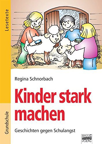 Kinder stark machen: Geschichten gegen Schulangst - für die Grundschule | Beschreibung: "27 kleine Mutmacher-Geschichten -- Immer mehr Kinder fürchten sich vor den Anforderungen der Schule, entwickeln Schlaf- und Essstörungen, leiden unter Mobbing oder der Angst zu versagen. Manche erleben Gewalt auf dem Schulhof, haben Kontaktschwierigkeiten oder Probleme, ihre Gefühle auszudrücken. Die Geschichten von Anna, ihren Tieren, ihren Erlebnissen und ihrem Alltag greifen diese Probleme und Ängste auf und bieten Lösungswege an. Sie machen den Kindern Mut, stärken Selbstwertgefühl und Selbstvertrauen und helfen, ihre Ängste zu erkennen, zu artikulieren und zu überwinden." (Amazon) Kinder stark machen: Geschichten gegen Schulangst - für die Grundschule | Beschreibung: "27 kleine Mutmacher-Geschichten -- Immer mehr Kinder fürchten sich vor den Anforderungen der Schule, entwickeln Schlaf- und Essstörungen, leiden unter Mobbing oder der Angst zu versagen. Manche erleben Gewalt auf dem Schulhof, haben Kontaktschwierigkeiten oder Probleme, ihre Gefühle auszudrücken. Die Geschichten von Anna, ihren Tieren, ihren Erlebnissen und ihrem Alltag greifen diese Probleme und Ängste auf und bieten Lösungswege an. Sie machen den Kindern Mut, stärken Selbstwertgefühl und Selbstvertrauen und helfen, ihre Ängste zu erkennen, zu artikulieren und zu überwinden." (Amazon)