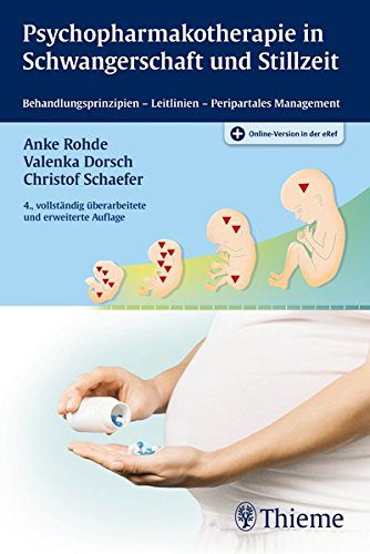 Buch zum Thema Antidepressiva + Schwangerschaft: "Psychopharmakotherapie in Schwangerschaft und Stillzeit: Behandlungsprinzipien - Leitlinien - Peripartales Management" (Amazon)