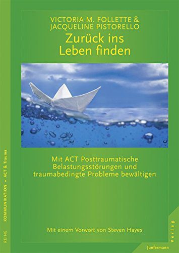 Buch: "Zurück ins Leben finden: Mit ACT Posttraumatische Belastungsstörungen und traumabedingte Probleme bewältigen" - posttraumatische Störung mit der 'Acceptance und Commitment Therapie' behandeln (Amazon, 3873878321) Buch: "Zurück ins Leben finden: Mit ACT Posttraumatische Belastungsstörungen und traumabedingte Probleme bewältigen" - posttraumatische Störung mit der 'Acceptance und Commitment Therapie' behandeln (Amazon, 3873878321)