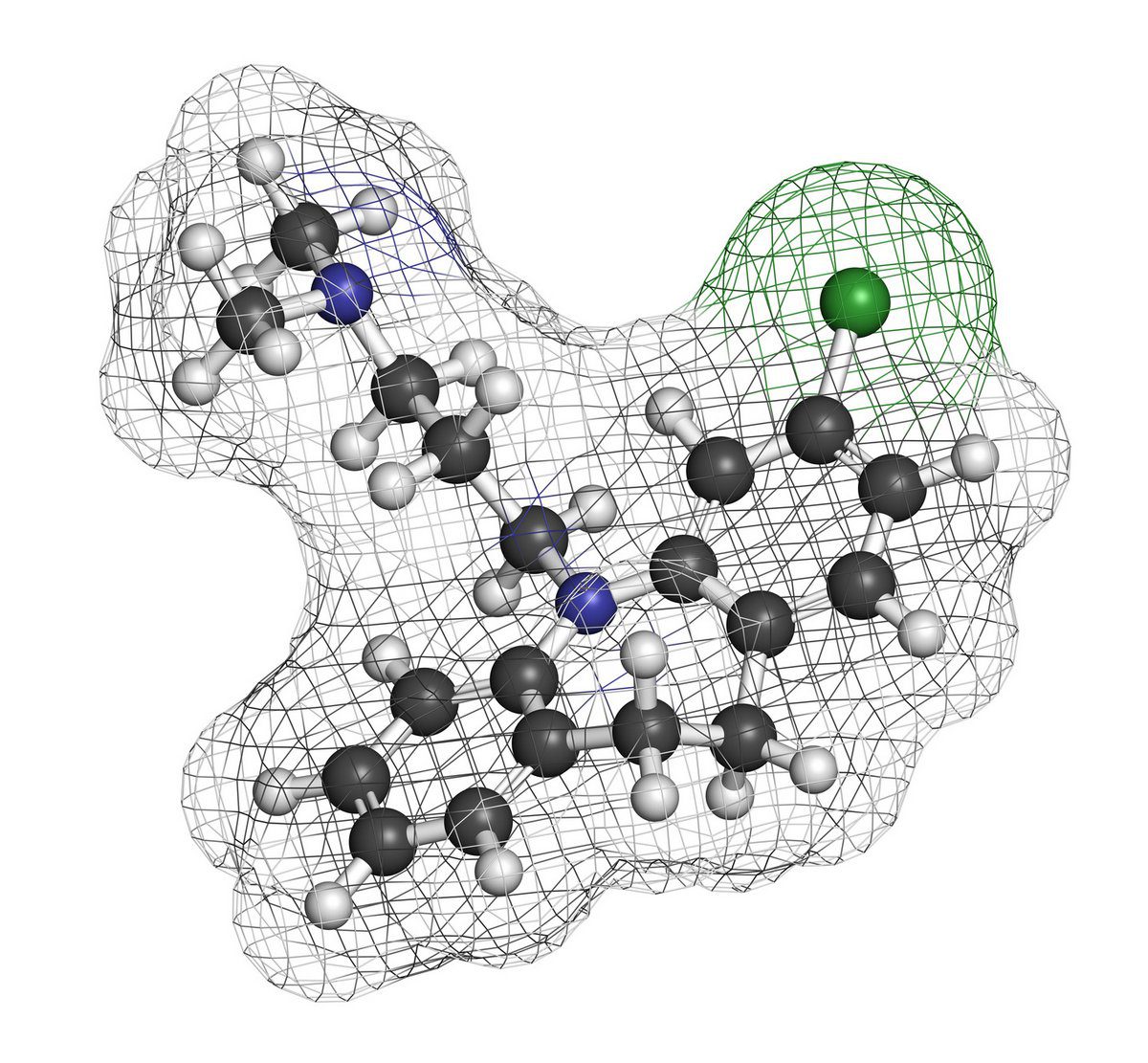 Clomipramin als trizyklisches Antidepressivum (© molekuul.be - stock.adobe.com)