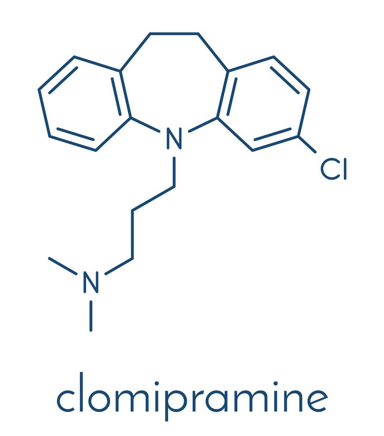 Clomipramin Molekül (© molekuul.be - stock.adobe.com)