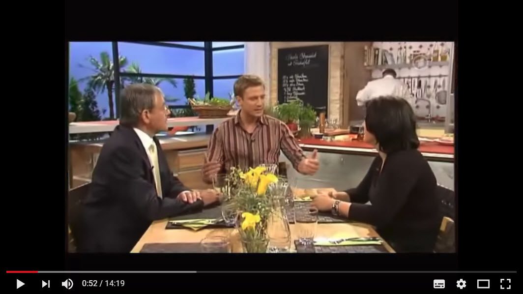 Youtube: "Zahnarztangst" / "Dentalphobie" > ARD "Buffet" Dr.Dr. P. Macher und Andrea Ullmann / 17.06.2009