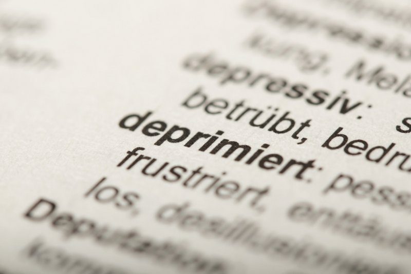 deprimiert / depressiv - Definition und Synonyme (© abcmedia / Fotolia) deprimiert / depressiv - Definition und Synonyme (© abcmedia / Fotolia)