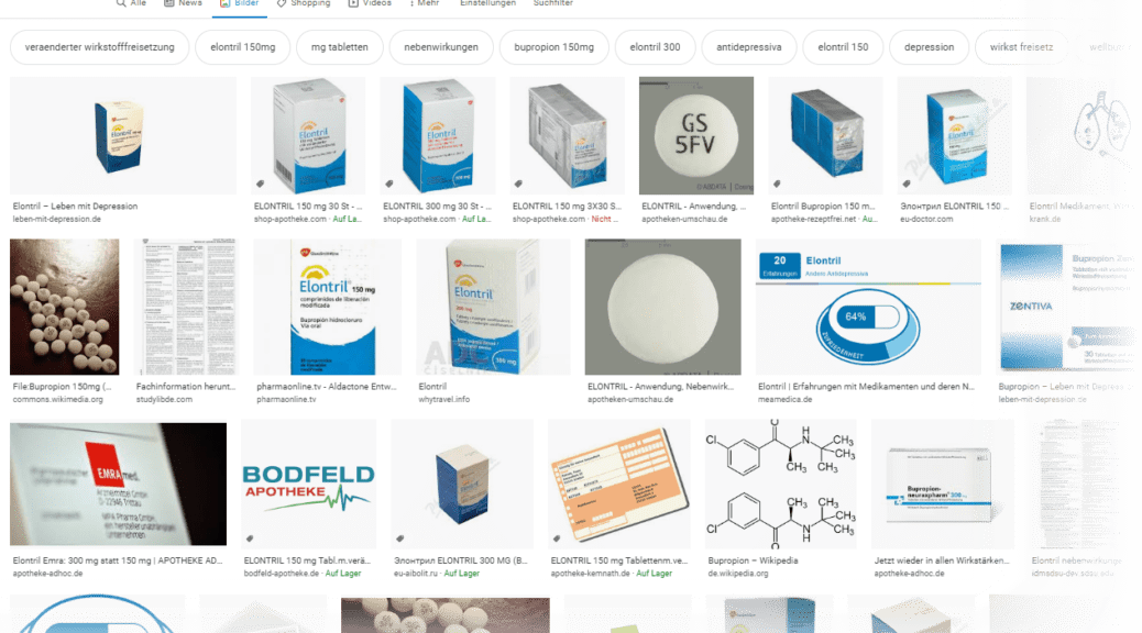 Elontril Tabletten - Google Bildersuche Screenshot 13.05.2020
