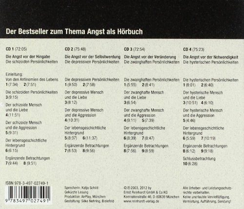 Hörbuch / CD - Grundformen der Angst - Fritz Riemann (Rückseite) (Amazon)