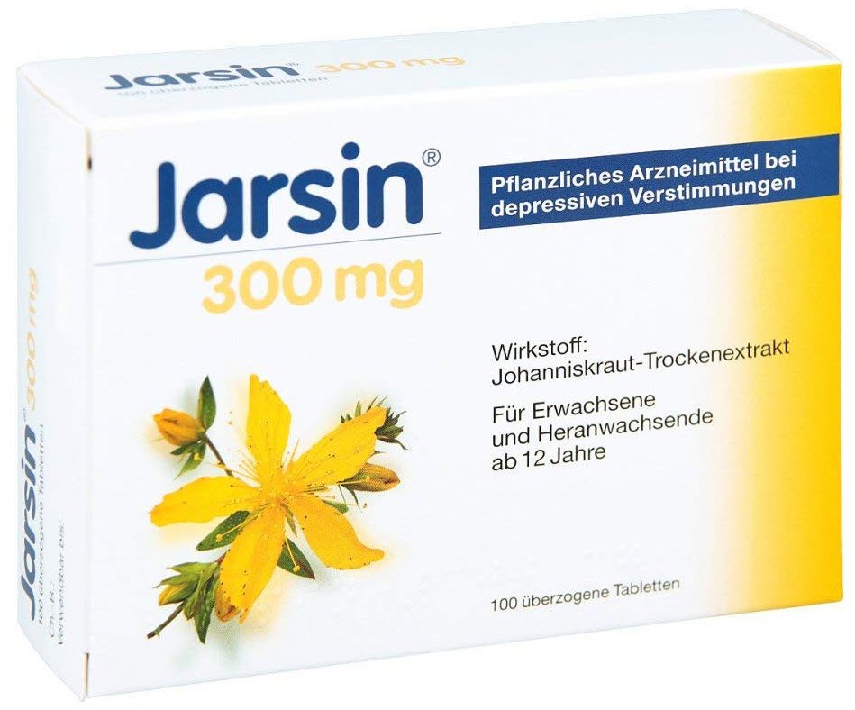 Jarsin 300 mg Johanniskraut-Trockenextrakt | Pflanzliches Arzneimittel bei depressiven Verstimmungen (Amazon)