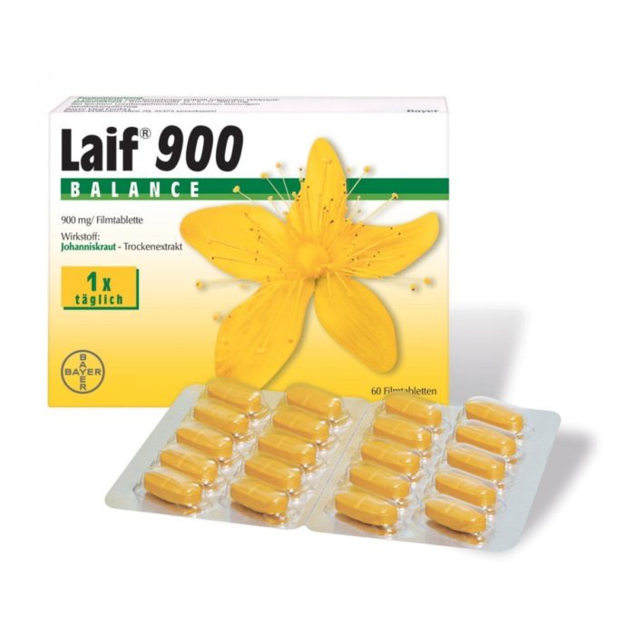 Laif 900 Balance - Johanniskrautmittel gegen depressive Verstimmungen, 900mg, 60 Tabletten, Amazon