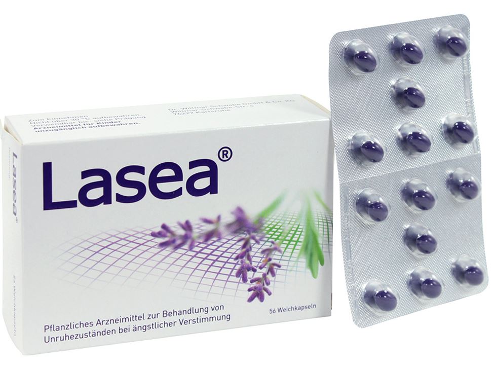 Pflichttext: Lasea® | 80 mg / Weichkapsel | Für Erwachsene ab 18 Jahren | Wirkstoff: Lavendelöl Anwendungsgebiete: Zur Behandlung von Unruhezuständen bei ängstlicher Verstimmung. Zu Risiken und Nebenwirkungen lesen Sie die Packungsbeilage und fragen Sie Ihren Arzt oder Apotheker