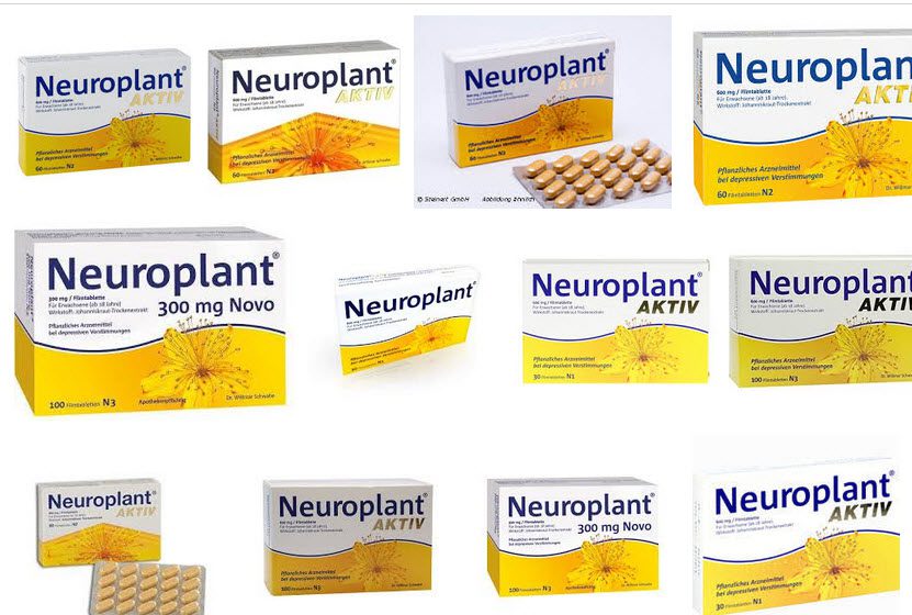 Neuroplant Johanniskraut als AKTIV 600 mg oder 300 mg Novo