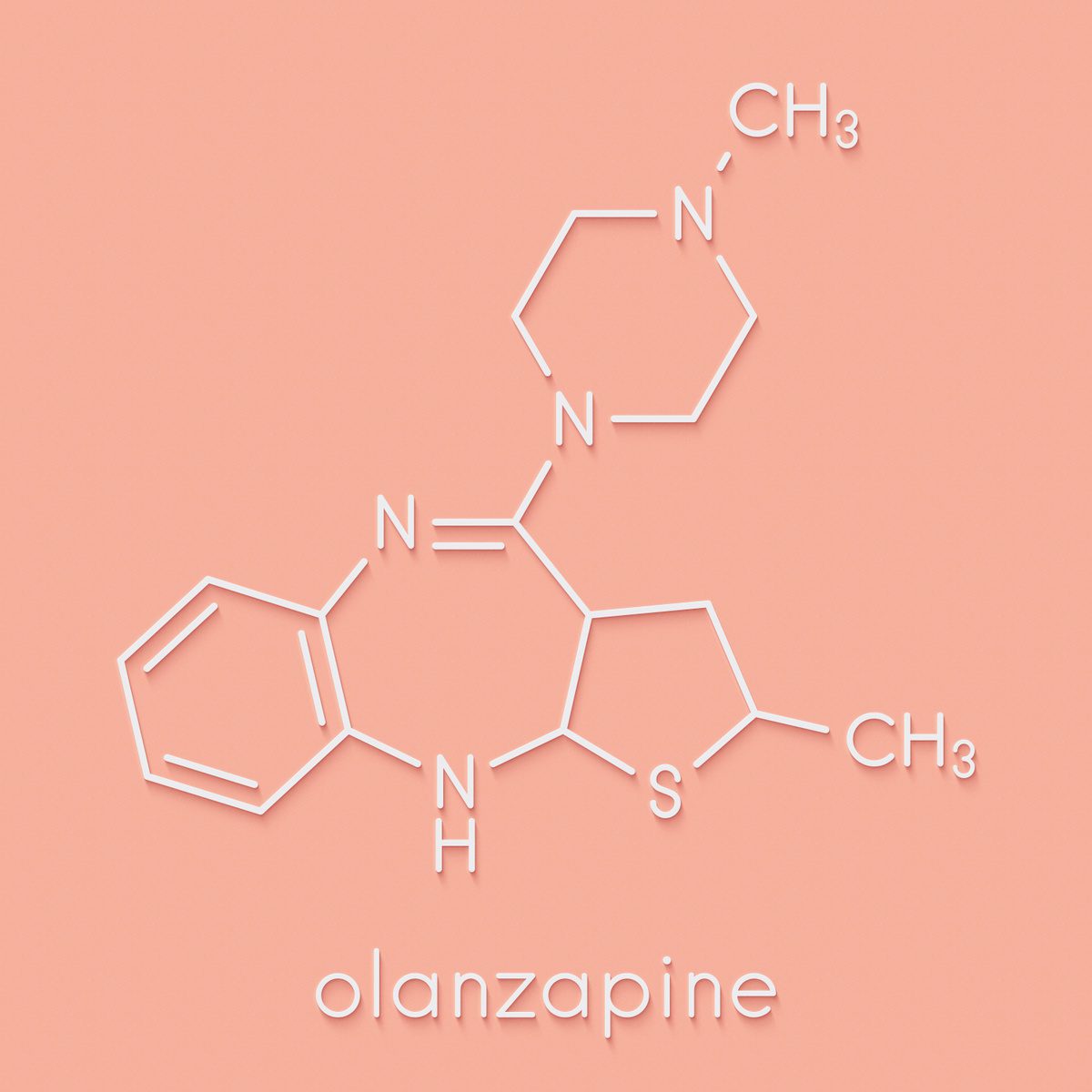 Olanzapin (© molekuul.be / stock.adobe.com)