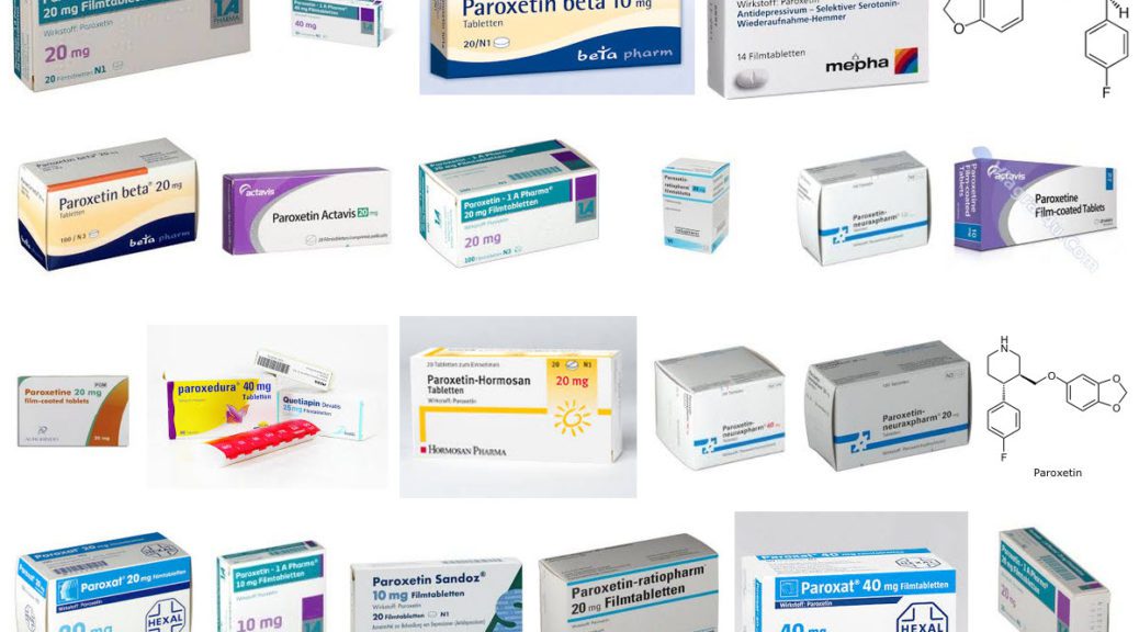 Paroxetin | Wirkung, Nebenwirkungen, Dosierung, Infos zum Absetzen (Screenshot Google Bildersuche)