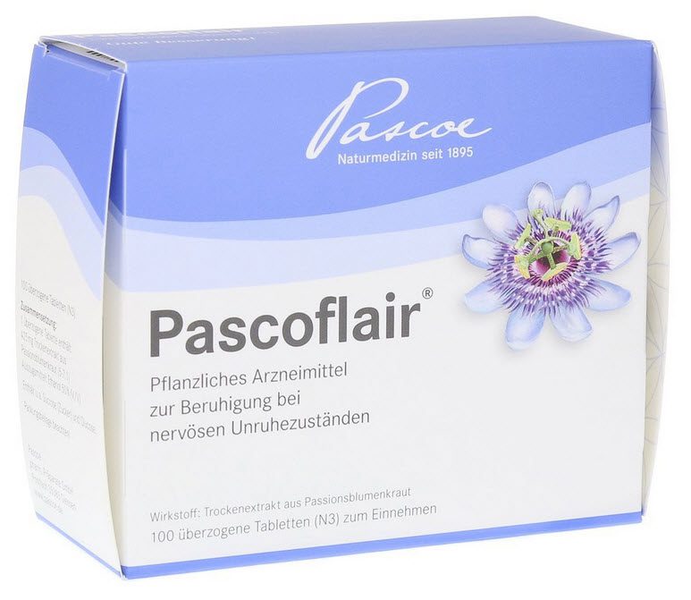 Pascoflair Tabletten - 425mg Trockenextrakt aus Passionsblumen-Kraut