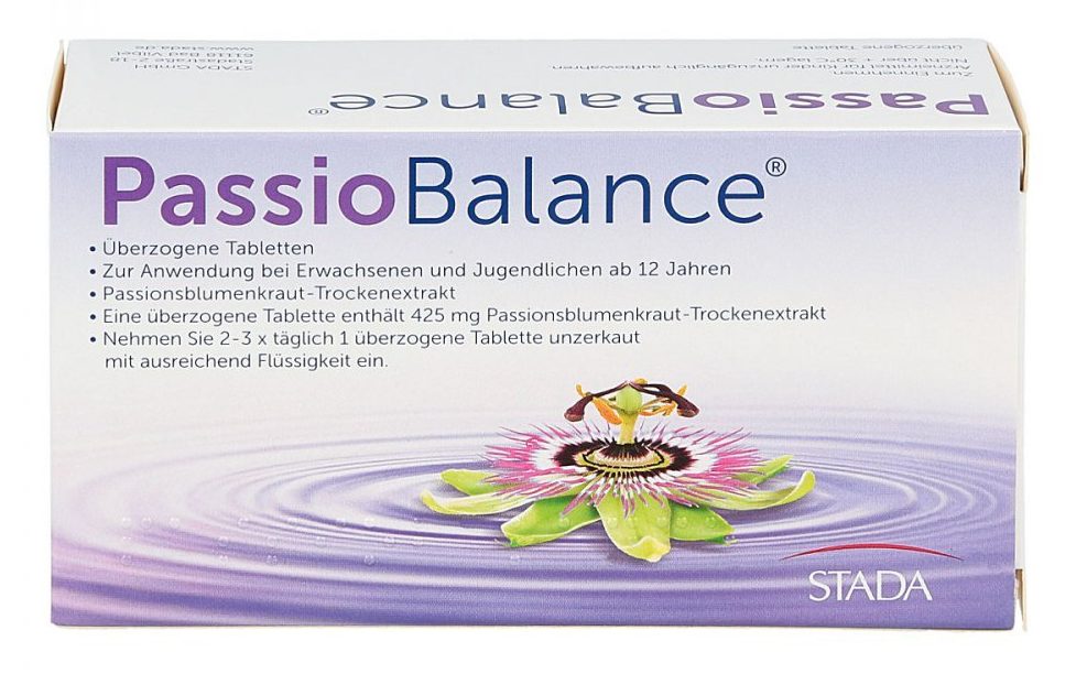 Passio Balance Tabletten mit Passionsblumenkraut-Trockenextrakt (PassioBalance bei Amazon)