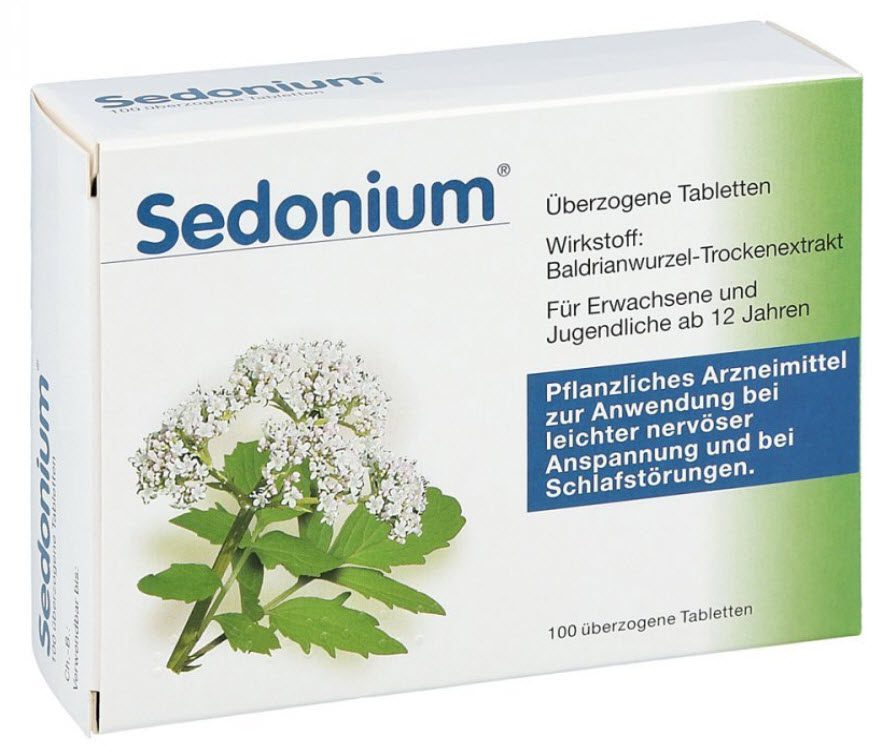 Sedonium Tabletten mit Baldrianwurzel-Extrakt (Amazon)